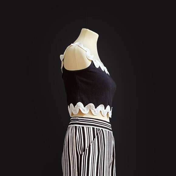 ANTHROPOLOGIE Maeve | Ric Rac Off-The-Shoulder Crop Top | NWT - Picture 6 of 6